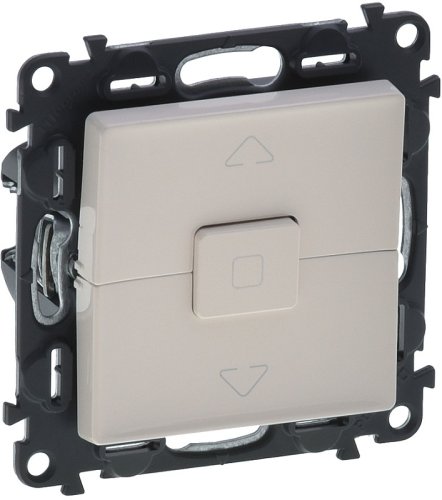 Выключатель жалюзи с фиксацией без рамки Legrand Valena Life 2-кл. слоновая кость картинка